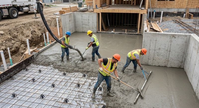 Basement Concrete Installation in Caldwell, NJ