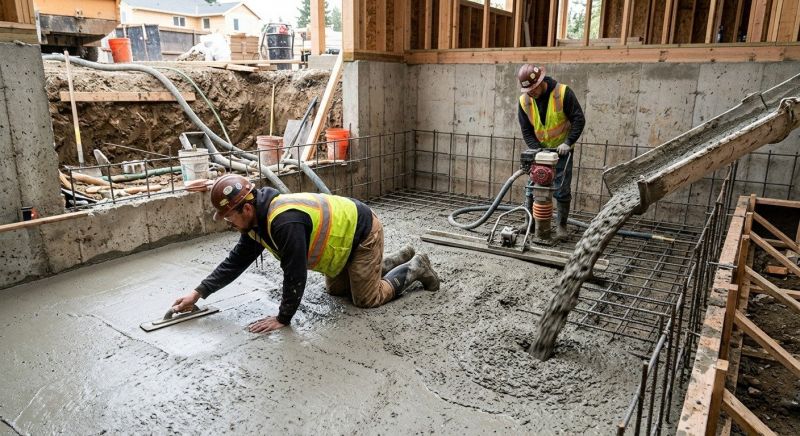 Basement Concrete Installation in Mahwah, NJ