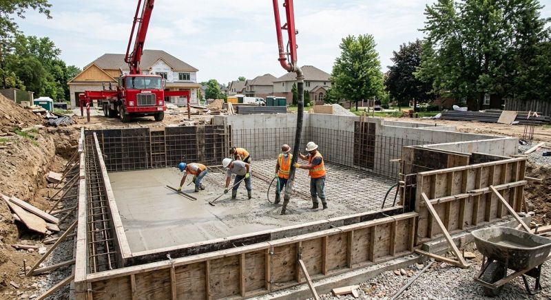 Basement Concrete Pouring in Paramus, NJ