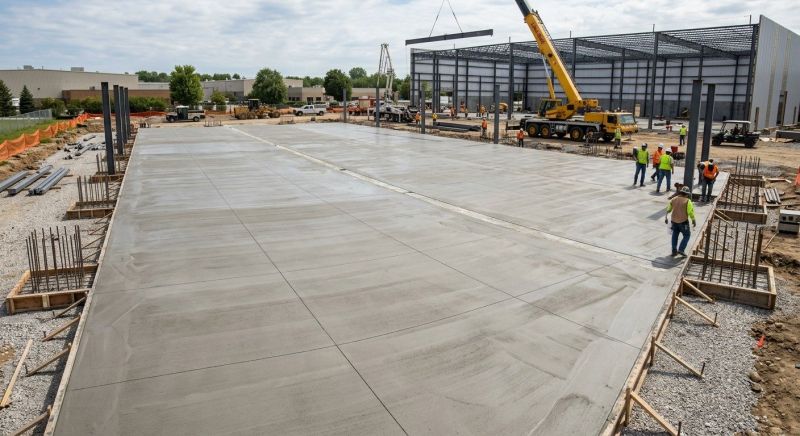 Commercial Slab Construction in Bayside, NY