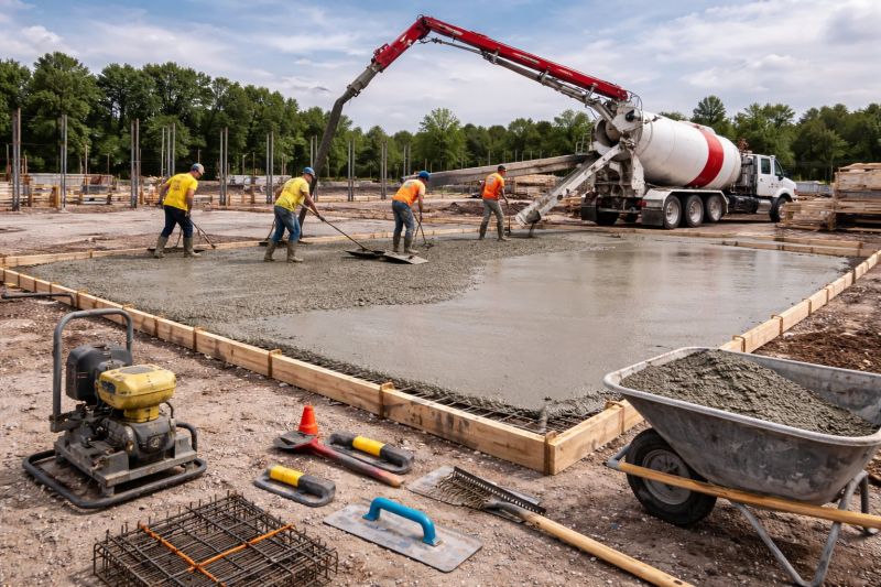 Commercial Slab Construction in Kearny, NJ