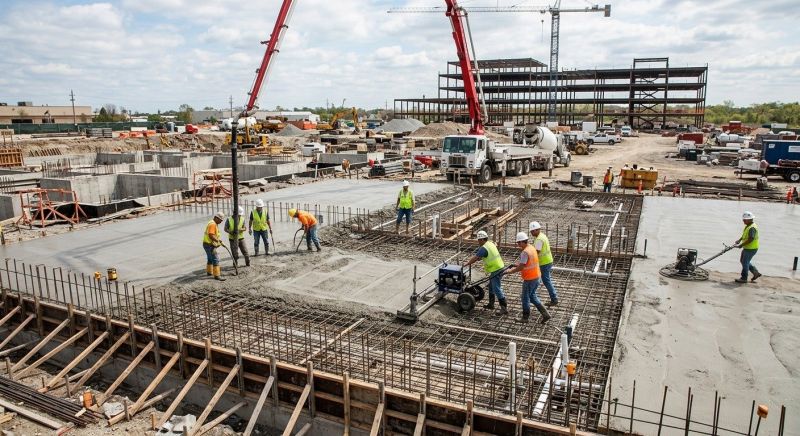 Commercial Slab Installation in Emerson, NJ