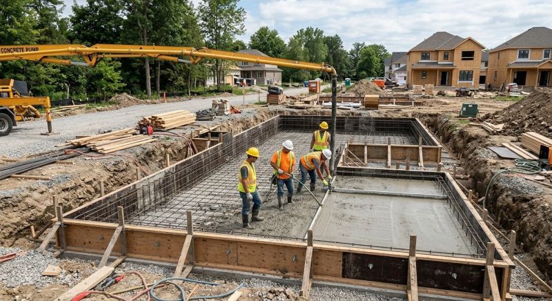 Concrete Foundation Installation in Montvale, NJ