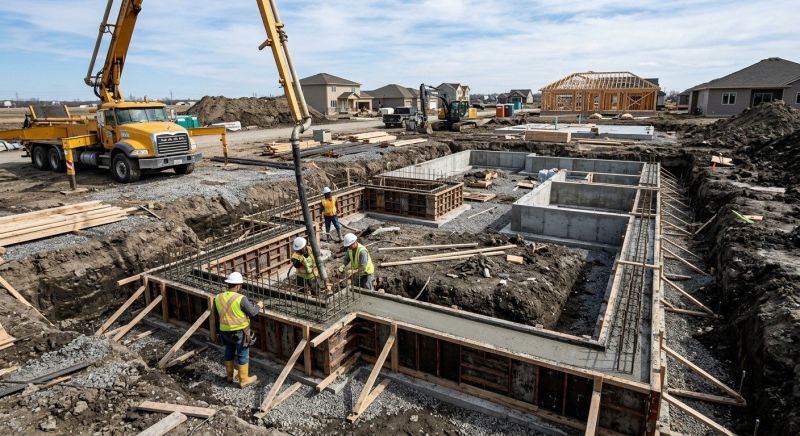 Concrete Foundation Installation in Tappan, NY