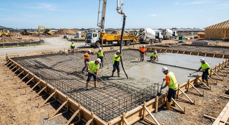 Foundation Slab Construction in Paramus, NJ