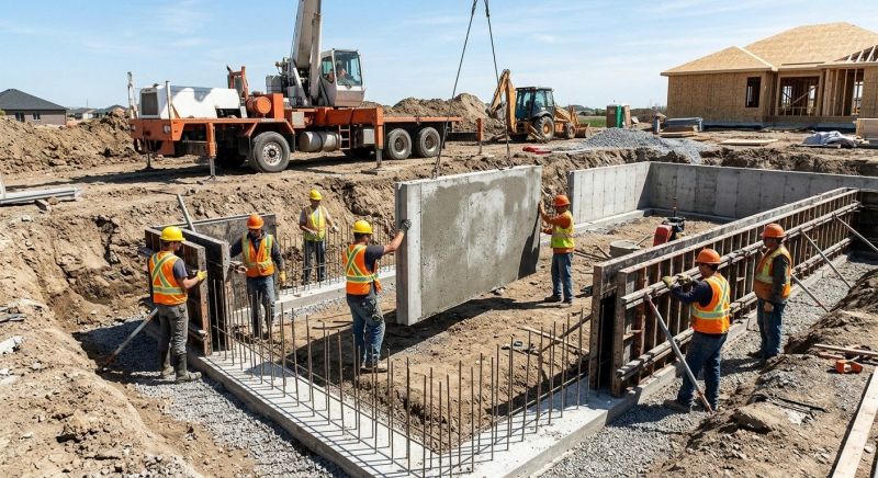 Foundation Wall Pouring in New Hyde Park, NY